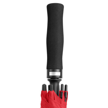 FARE Fibermatic XL vastupidav automaatne golfivihmavari 130 cm logoga, punane – detailvaade 4