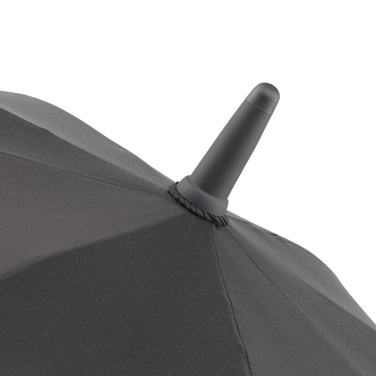 FARE® Style värviliste detailidega keskmine automaatne vihmavari logoga, must-kollane – detailvaade 6