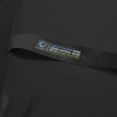 FARE® Style värviliste detailidega keskmine automaatne vihmavari logoga, must-laimiroheline – detailvaade 8