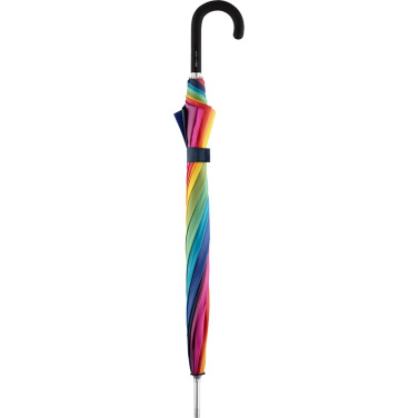 FARE ALU light10 Colori vikerkaarevärviline keskmine vihmavari logoga, vikerkaar – detailvaade 4