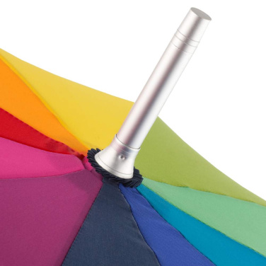 FARE ALU light10 Colori vikerkaarevärviline keskmine vihmavari logoga, vikerkaar – detailvaade 6