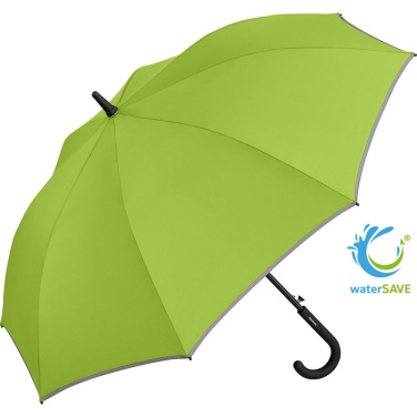 FARE® Windmatic® helkurpaelaga keskmine automaatne vihmavari logoga, laimiroheline (waterSAVE®) – tootefoto