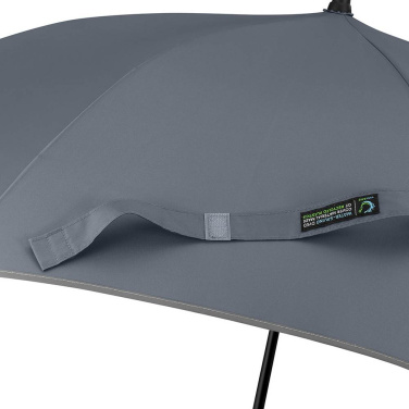 FARE® Windmatic® helkurpaelaga keskmine automaatne vihmavari logoga, hall (waterSAVE®) – detailvaade 9