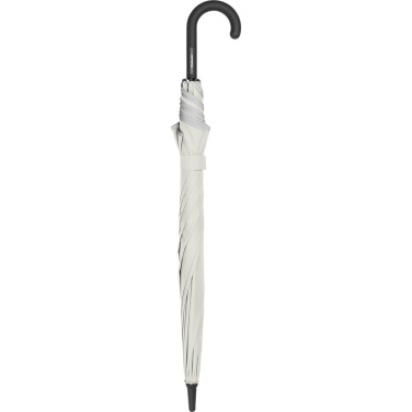 FARE® Windmatic® helkurpaelaga keskmine automaatne vihmavari logoga, naturaalvalge (waterSAVE®) – detailvaade 5