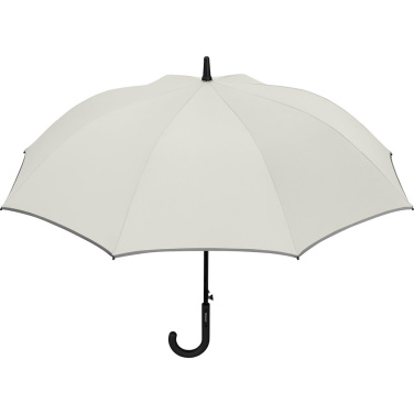 FARE® Windmatic® helkurpaelaga keskmine automaatne vihmavari logoga, naturaalvalge (waterSAVE®) – detailvaade 10