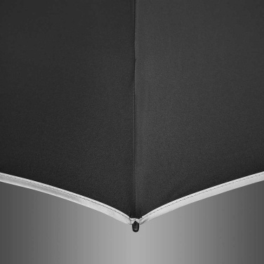 FARE® Windmatic® helkurpaelaga keskmine automaatne vihmavari logoga, must (waterSAVE®) – detailvaade 8