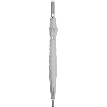 FARE® Whiteline valgete detailidega keskmine automaatne vihmavari logoga, helehall – detailvaade 7
