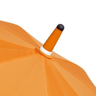 FARE® Whiteline valgete detailidega keskmine automaatne vihmavari logoga, oranž – detailvaade 5