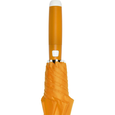 FARE® Whiteline valgete detailidega keskmine automaatne vihmavari logoga, oranž – detailvaade 6