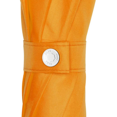 FARE® Whiteline valgete detailidega keskmine automaatne vihmavari logoga, oranž – detailvaade 8