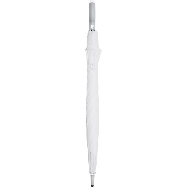 FARE® Whiteline valgete detailidega keskmine automaatne vihmavari logoga, valge – detailvaade 7
