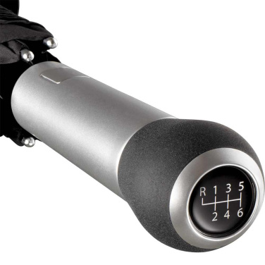 FARE® Gearshift käigukangi käepidemega keskmine vihmavari logoga, must (waterSAVE®) – detailvaade 8