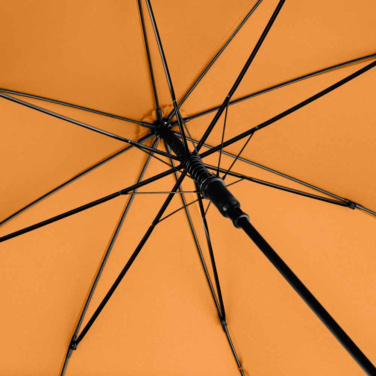 FARE automaatne vihmavari konksukäepidemega 100 cm logoga, oranž – detailvaade 3
