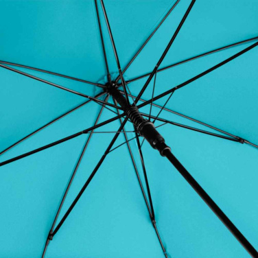 FARE automaatne vihmavari konksukäepidemega 100 cm logoga, petrool – detailvaade 3