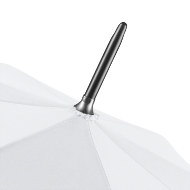 FARE automaatne vihmavari konksukäepidemega 100 cm logoga, valge – detailvaade 5