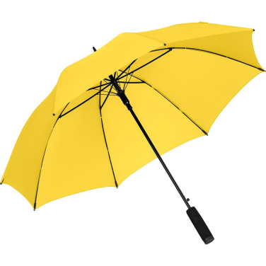 FARE soodne automaatne vihmavari Windproof 100 cm logoga, kollane – detailvaade 4