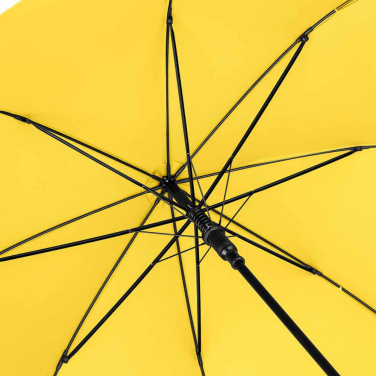FARE soodne automaatne vihmavari Windproof 100 cm logoga, kollane – detailvaade 7