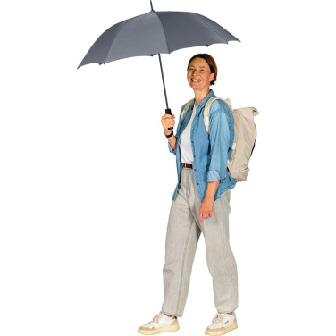 FARE soodne automaatne vihmavari Windproof 100 cm logoga, hall – detailvaade 3