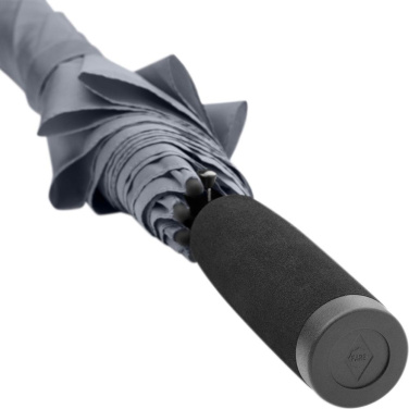 FARE soodne automaatne vihmavari Windproof 100 cm logoga, hall – detailvaade 6