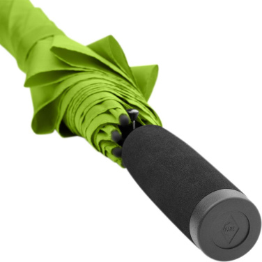 FARE soodne automaatne vihmavari Windproof 100 cm logoga, laimiroheline – detailvaade 6