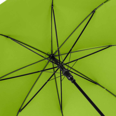 FARE soodne automaatne vihmavari Windproof 100 cm logoga, laimiroheline – detailvaade 7