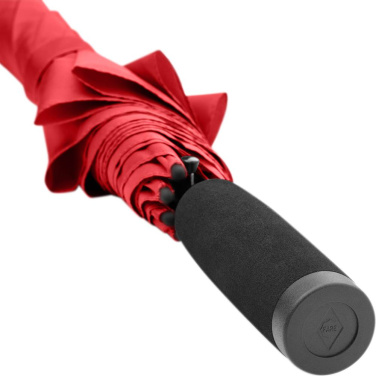 FARE soodne automaatne vihmavari Windproof 100 cm logoga, punane – detailvaade 6