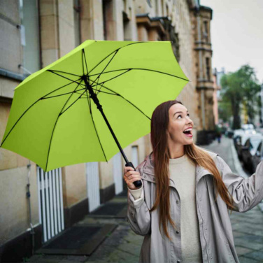 FARE tormikindel automaatne vihmavari Windproof PLUS 105 cm logoga, laimiroheline – detailvaade 2