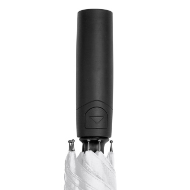 FARE tormikindel automaatne vihmavari Windproof PLUS 105 cm logoga, valge – detailvaade 4
