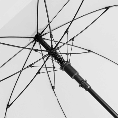 FARE tormikindel automaatne vihmavari Windproof PLUS 105 cm logoga, valge – detailvaade 5