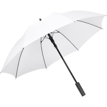 FARE tormikindel automaatne vihmavari Windproof PLUS 105 cm logoga, valge – detailvaade 6