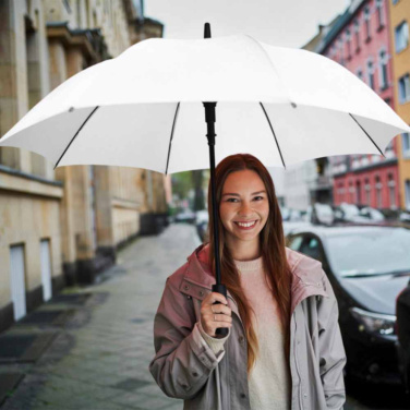 FARE tormikindel automaatne vihmavari Windproof PLUS 105 cm logoga, valge – detailvaade 7