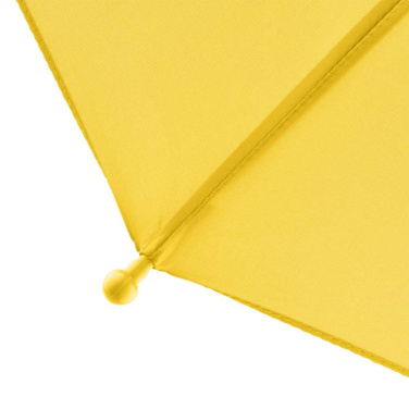 FARE® 4Kids turvaline lastevihmavari logoga, kollane – detailvaade 6