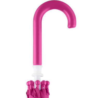 FARE® 4Kids turvaline lastevihmavari logoga, magenta – detailvaade 4