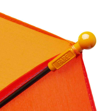 FARE® 4Kids Skylight® LED-valgusega lastevihmavari logoga, vikerkaar – detailvaade 8