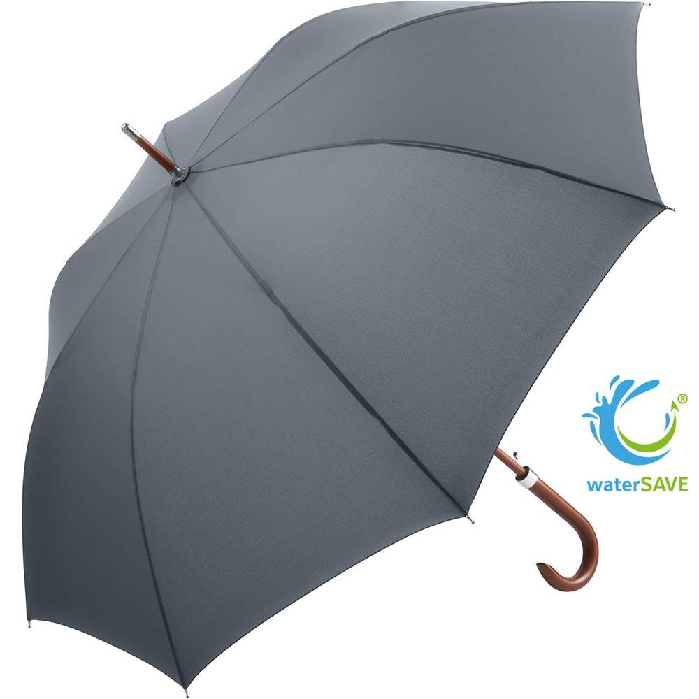 FARE® Collection puitvarrega automaatne golfivihmavari logoga, hall (waterSAVE®) – tootefoto