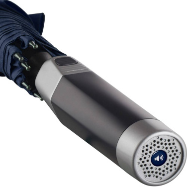 FARE® Sound helilogoga keskmine automaatne vihmavari, tumesinine – detailvaade 5