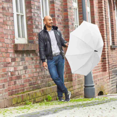 FARE® Sound helilogoga keskmine automaatne vihmavari logoga, valge – detailvaade 2
