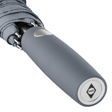 FARE® AC kerge alumiiniumist automaatne vihmavari logoga, hall – detailvaade 5