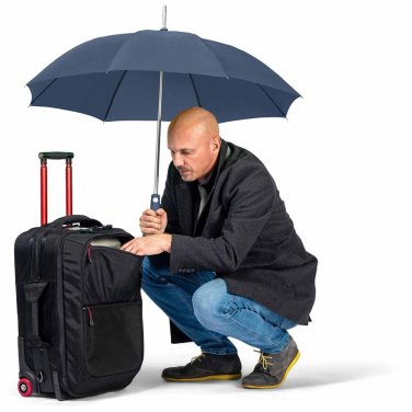 FARE® AC kerge alumiiniumist automaatne vihmavari logoga, tumesinine – detailvaade 2