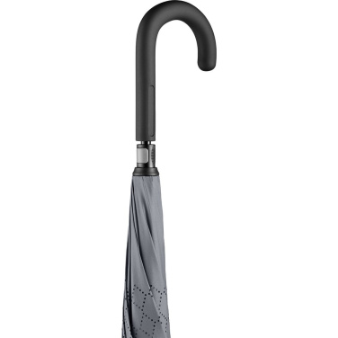 FARE® Contrary tagurpidi avanev vihmavari, must / hall logoga – detailvaade 6