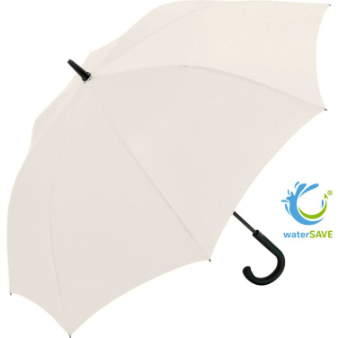FARE Windfighter® AC² tormikindel klaaskiust golfivihmavari logoga, naturaalvalge (waterSAVE®) – tootefoto