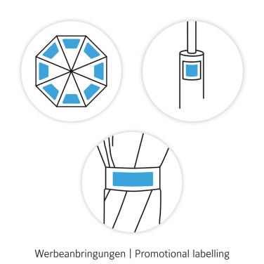 FARE Windfighter® AC² tormikindel klaaskiust golfivihmavari logoga – tootefoto