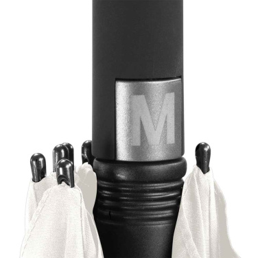 FARE Windfighter® AC² tormikindel klaaskiust golfivihmavari logoga, naturaalvalge (waterSAVE®) – detailvaade 5
