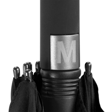 FARE Windfighter® AC² tormikindel klaaskiust golfivihmavari logoga, must (waterSAVE®) – detailvaade 5