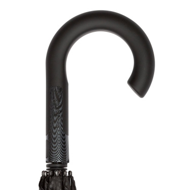FARE® Carbon Style karbondisainiga automaatne golfivihmavari logoga, must (waterSAVE®) – detailvaade 8