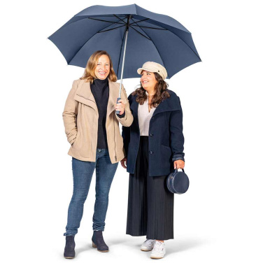 FARE® AC kerge alumiiniumist automaatne golfivihmavari logoga, tumesinine – detailvaade 8
