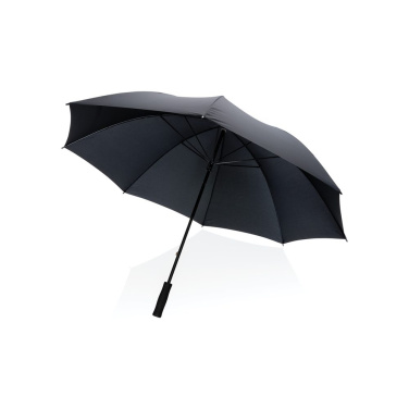 30-tolline Impact AWARE™ RPET 190T tormikindel vihmavari, must, detailvaade (1)