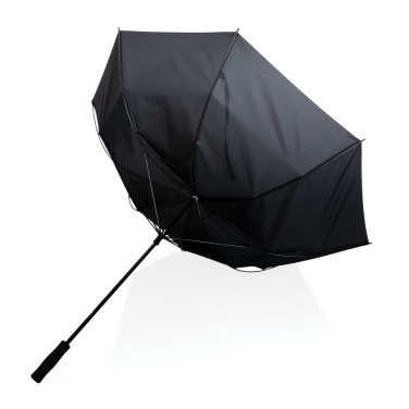 30-tolline Impact AWARE™ RPET 190T tormikindel vihmavari, must, detailvaade (3)