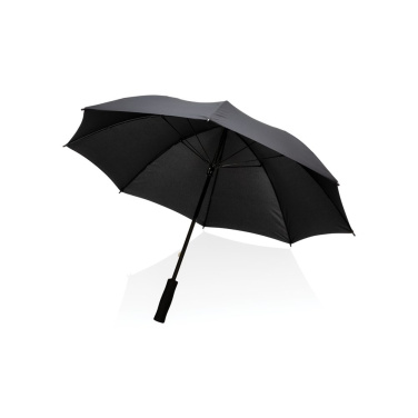 23-tolline Impact AWARE™ RPET 190T tormikindel vihmavari, must, detailvaade (1)