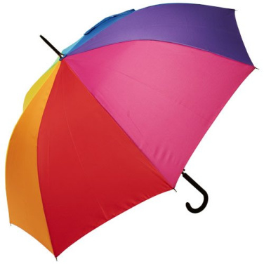 Sarah 23" automaatselt avanev tuulekindel vihmavari, Vikerkaarevärviline, tootepilt (2)